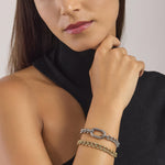 Load image into Gallery viewer, Bracciale con catena groumette
