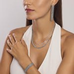 Load image into Gallery viewer, Girocollo con tennis di cristalli
