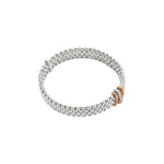 Load image into Gallery viewer, Bracciale Panorama Flex'it in Oro Bianco e Diamanti
