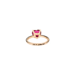 Load image into Gallery viewer, Anello Cuore Rubino Sintetico
