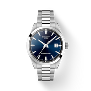 Tissot Gentleman 38mm T165.807.11.041.00 - bracciale e cassa acciaio - quadrante blu con datario