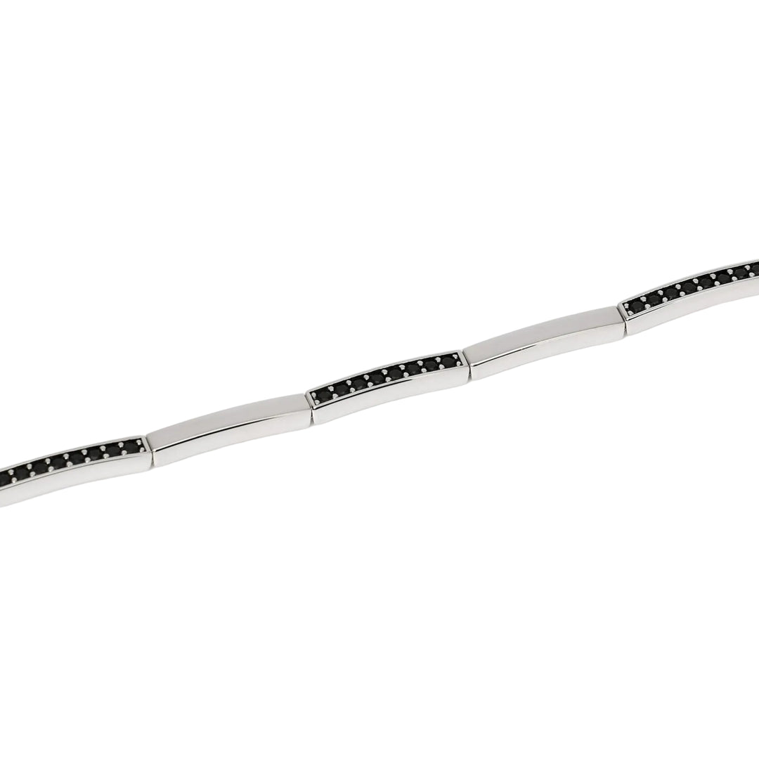 Mabina Bracciale con piastre e zirconi 533993