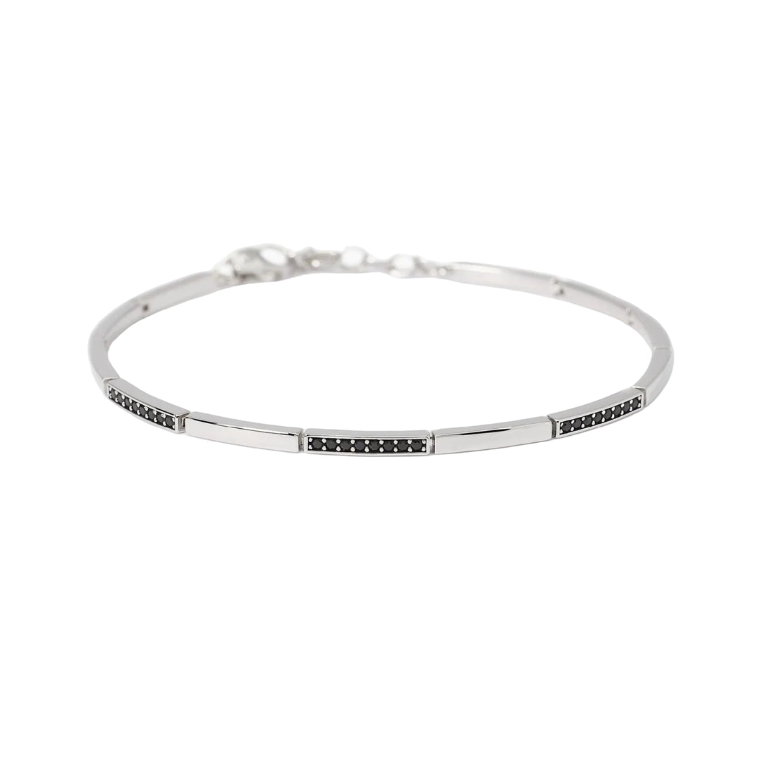 Mabina Bracciale con piastre e zirconi 533993