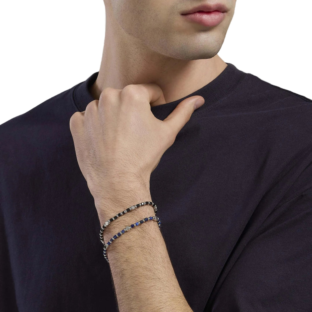 Mabina Bracciale in argento con sodalite blu 534005