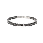 Load image into Gallery viewer, Mabina Bracciale con maglie in argento e ceramica 534012