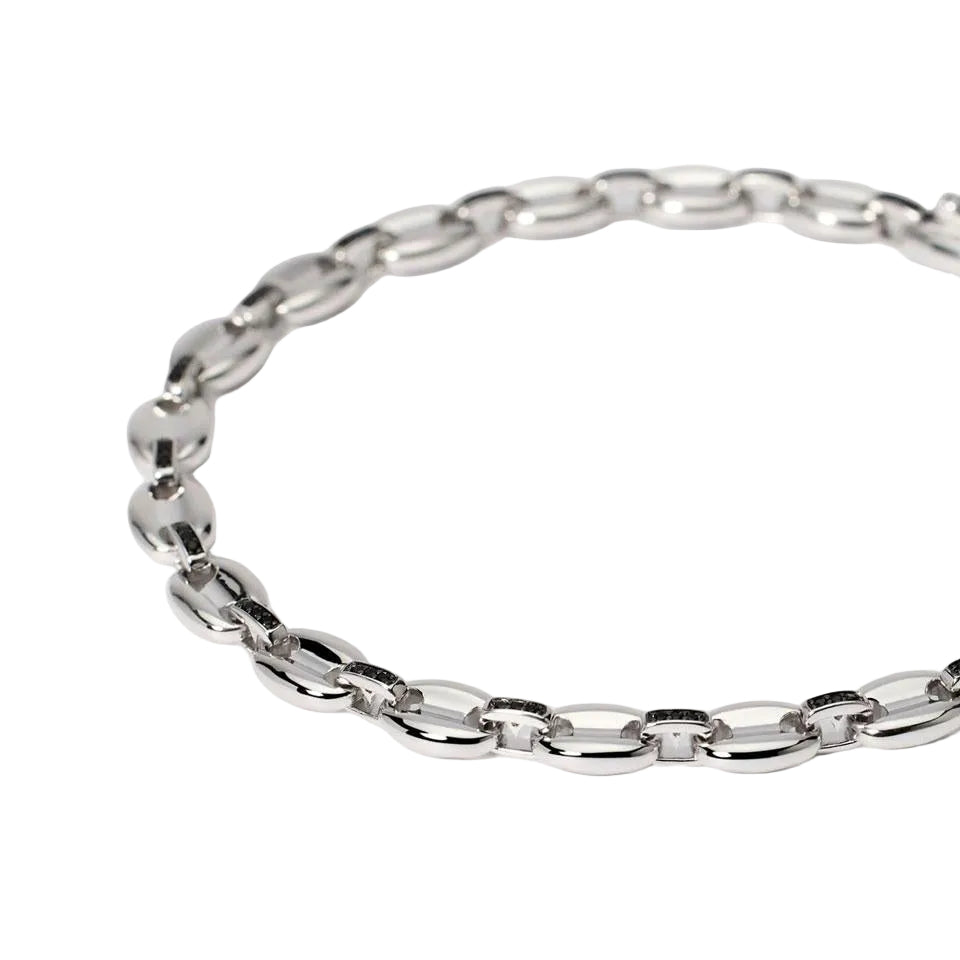 Mabina Bracciale con maglia marina e zirconi 534019-20