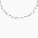 Load image into Gallery viewer, Bracciale tennis in cristalli e cuori
