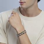 Load image into Gallery viewer, Bracciale uomo con pietre
