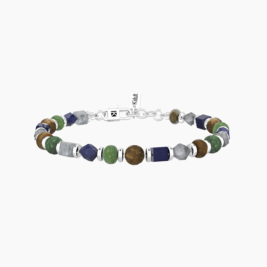 Bracciale uomo con pietre