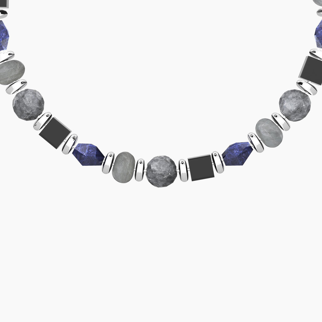 Bracciale uomo con pietre