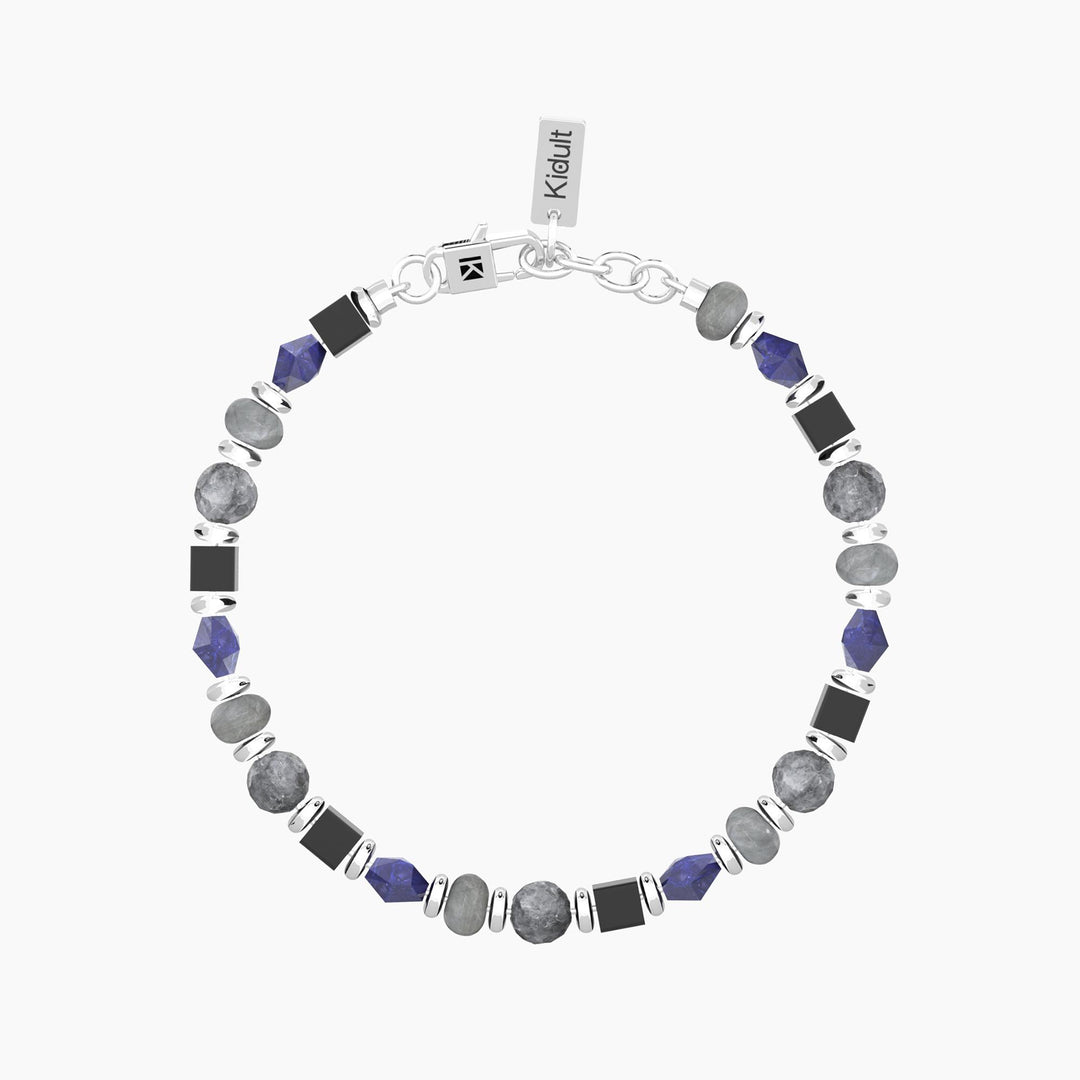 Bracciale uomo con pietre