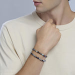Load image into Gallery viewer, Bracciale uomo con pietre
