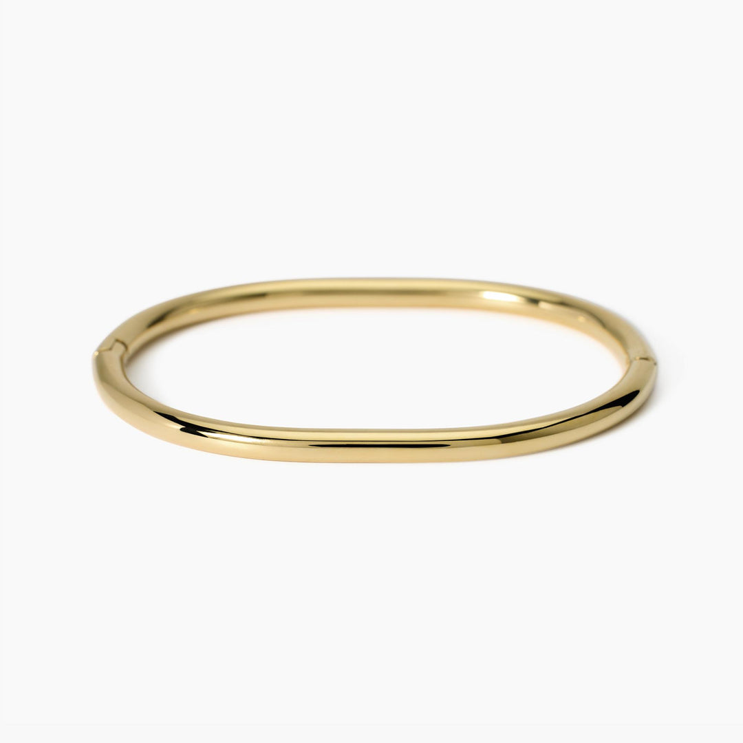 Kidult Bracciale rigido in acciaio dorato 831037 