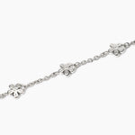 Load image into Gallery viewer, Bracciale con catena rolò e fiori
