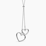 Load image into Gallery viewer, Collana con catena snake e cuori
