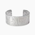 Load image into Gallery viewer, Bracciale bangle in acciaio martellato
