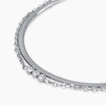 Load image into Gallery viewer, Bracciale con catene e cristalli
