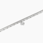 Load image into Gallery viewer, Bracciale con catene e ciondolo quadrifoglio
