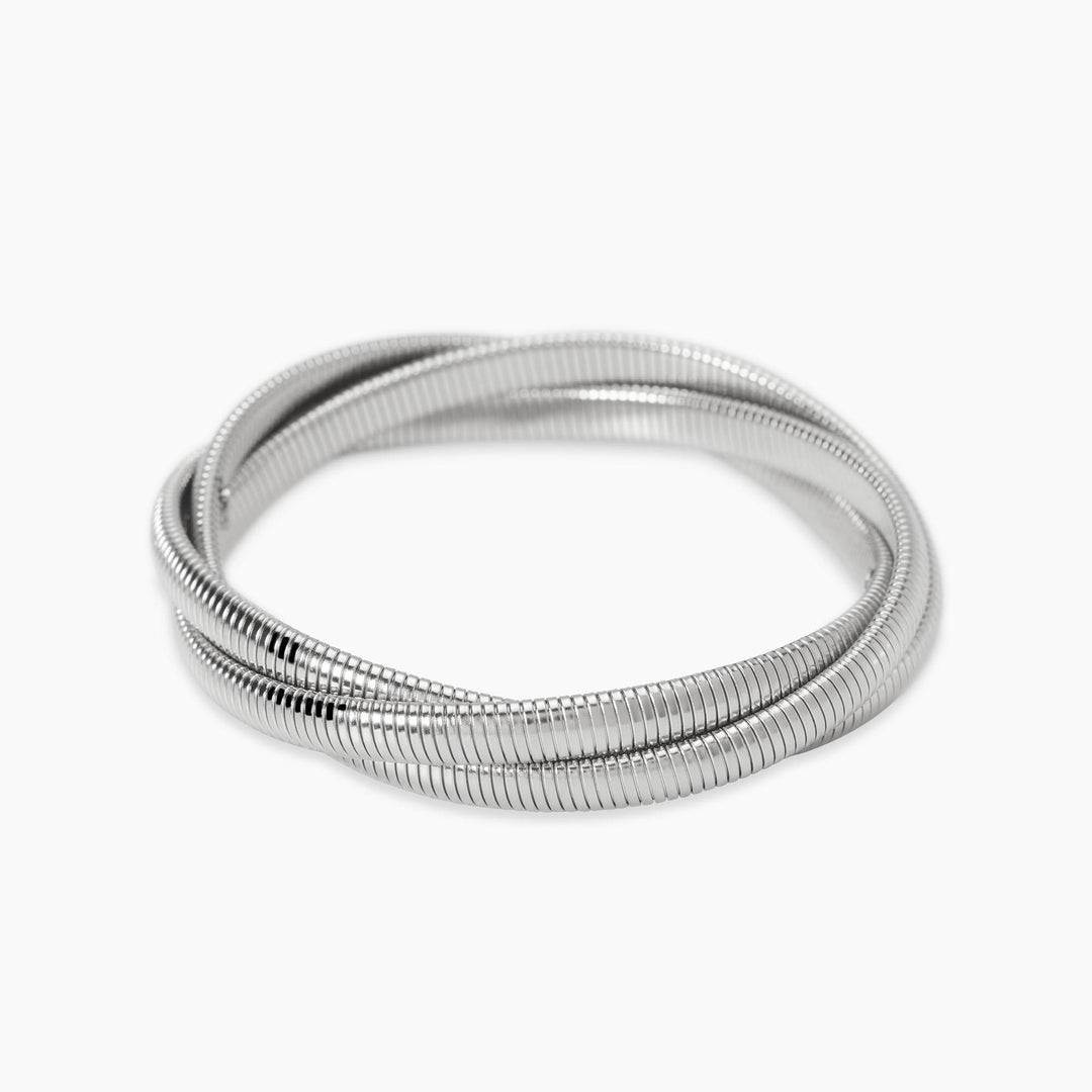 Bracciale tubogas intrecciato