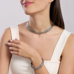 Load image into Gallery viewer, Bracciale tubogas intrecciato
