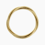 Load image into Gallery viewer, Bracciale dorato tubogas intrecciato
