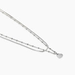 Load image into Gallery viewer, Girocollo con catene e ciondolo cuore
