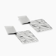 Orecchini con pendenti martellati