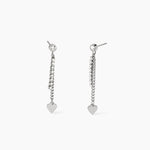 Load image into Gallery viewer, Orecchini con cristalli e pendenti con cuore
