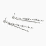 Load image into Gallery viewer, Orecchini con cristallo e catene
