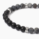 Load image into Gallery viewer, Bracciale regolabile con pietre
