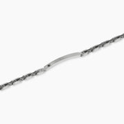 Bracciale con piastra e inserti in ceramica