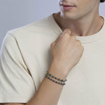 Load image into Gallery viewer, Bracciale in acciaio ed ematite
