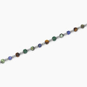 Kidult Bracciale in acciaio con pietre multicolor 831141
