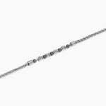 Load image into Gallery viewer, Bracciale con catena spiga in acciaio ed ematite
