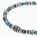 Load image into Gallery viewer, Bracciale in acciaio con pietre
