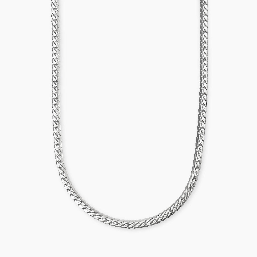 Kidult Collana in acciaio con catena groumette piatta 851069