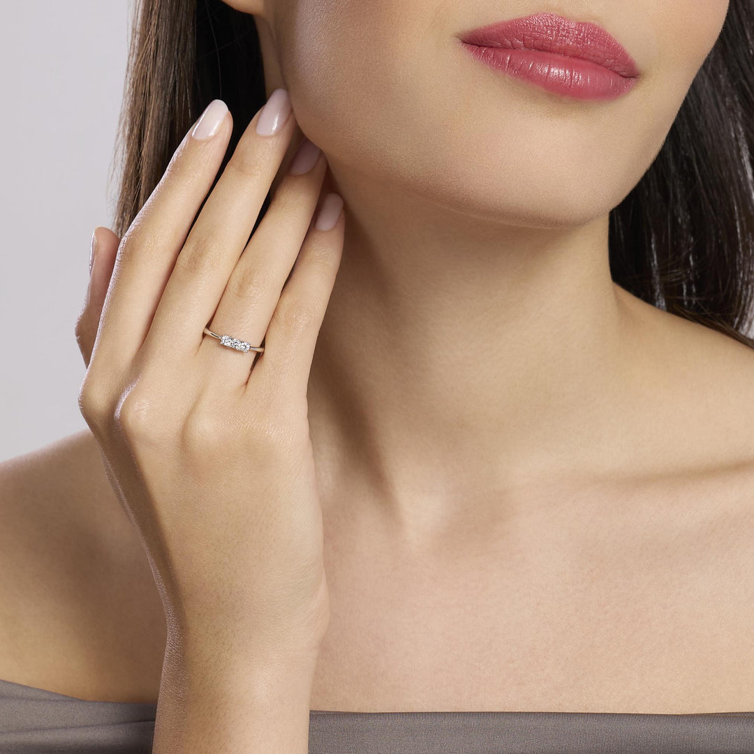 Mabina Anello trilogy con diamanti lab-grown 523473-13 - mano