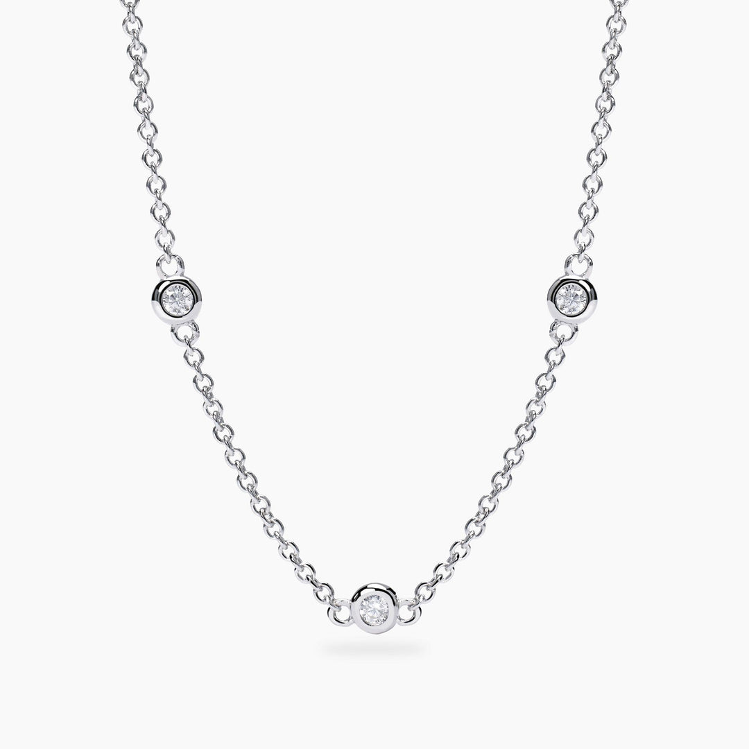 Mabina Collana con punti luce in diamanti lab-grown 553815