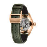 Load image into Gallery viewer, IWC Big Pilot’s Watch Perpetual Calendar Proset IW329602 - cassa oro rosa 18kt - cinturino verde oliva - quadrante verde oliva con calendario perpetuo