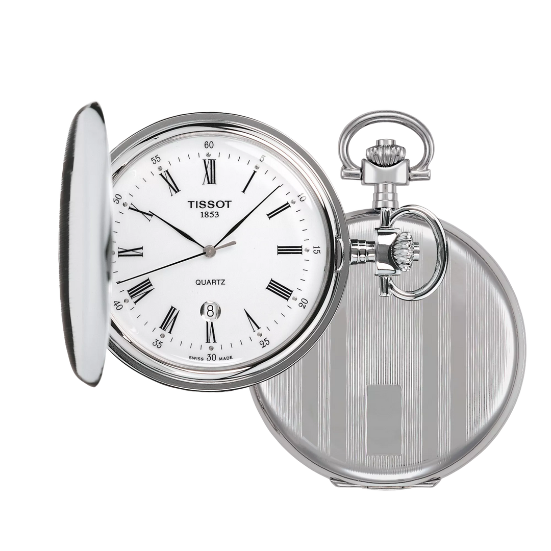 Tissot Savonnette T83.6.553.13 - orologio da tasca acciaio