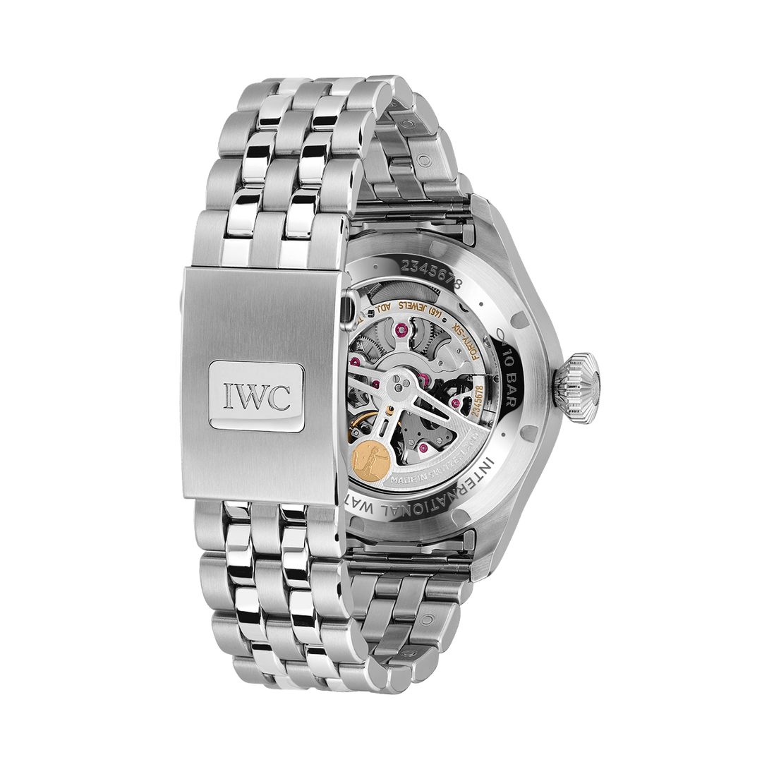 IWC Big Pilot’s Watch Perpetual Calendar Proset Le Petit Prince IW329601 - bracciale e cassa acciaio - quadrante blu con calendario perpetuo