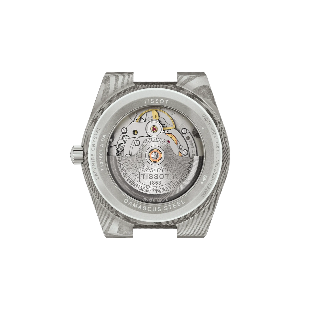Tissot PRX 38mm Acciaio di Damasco T137.807.96.081.00 - fondello