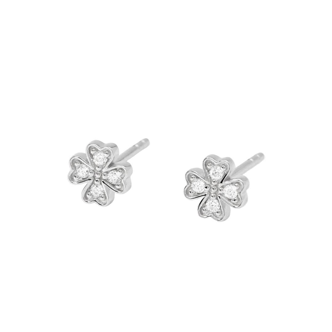 Mabina Orecchini a quadrifoglio con diamanti lab-grown 563901