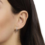 Load image into Gallery viewer, Mabina Orecchini a cerchio con diamanti lab-grown 563903