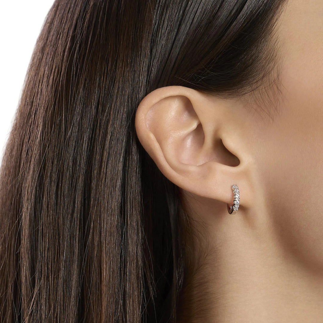 Mabina Orecchini a cerchio con diamanti lab-grown 563904