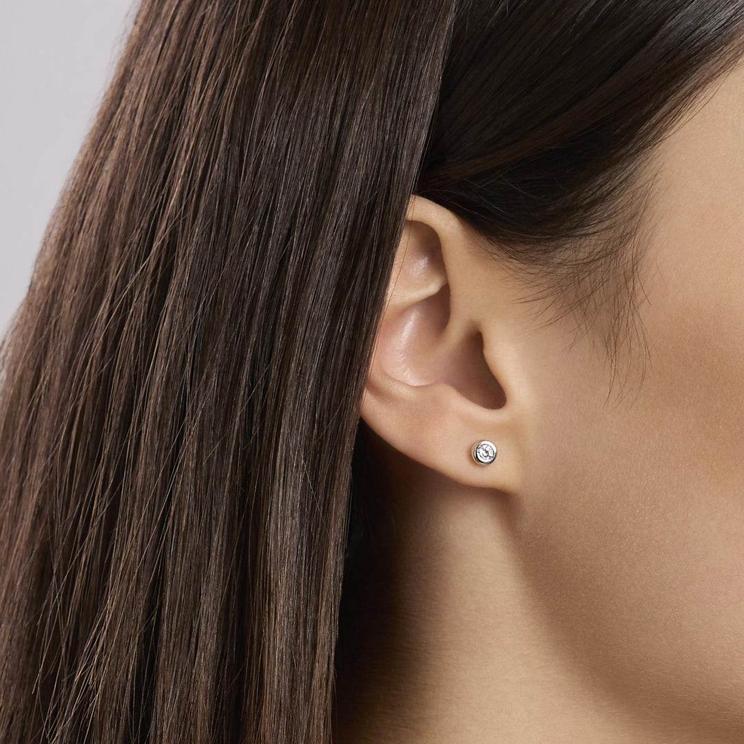 Mabina Orecchini a lobo tondi con diamanti lab-grown 563905