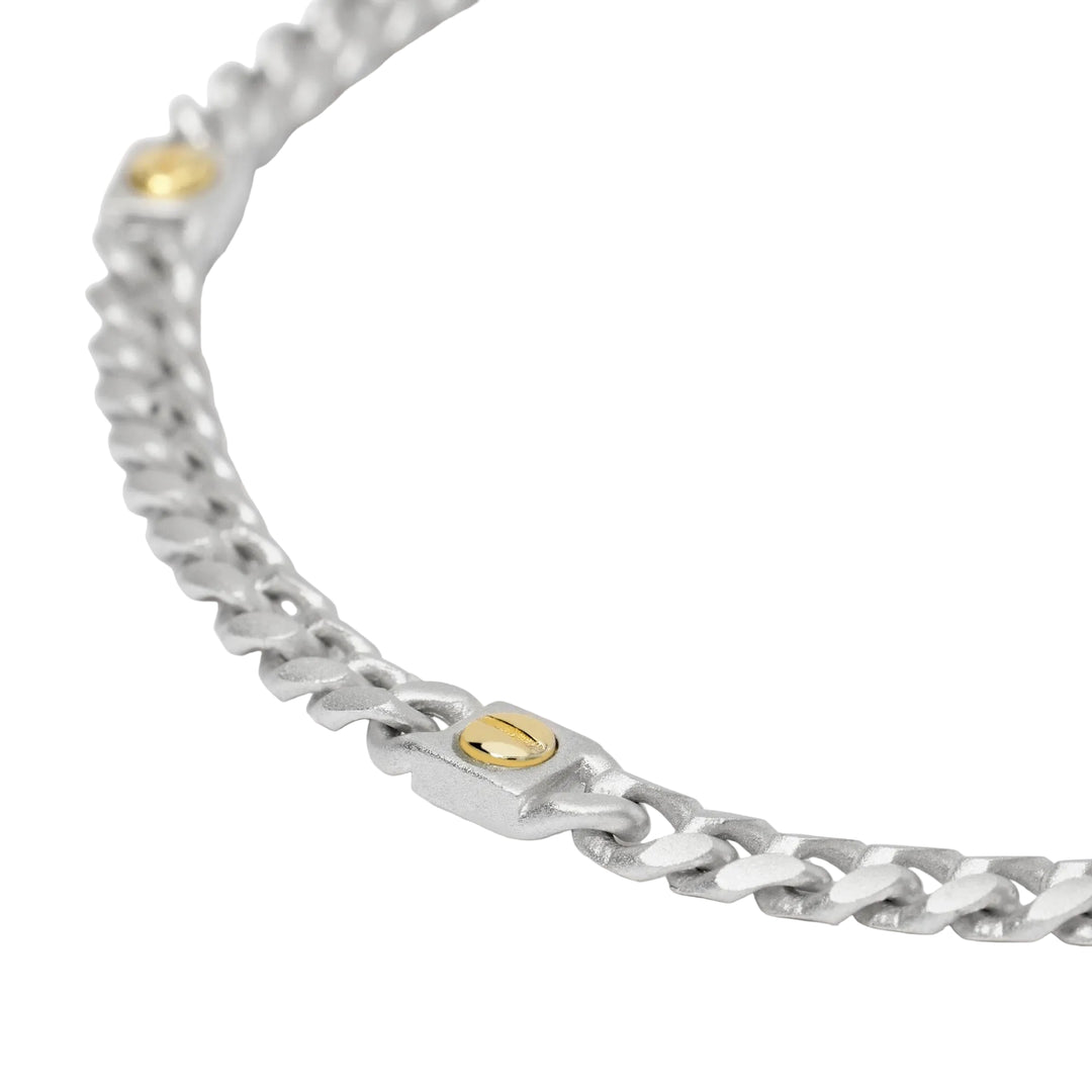 Mabina Bracciale regolabile con catena groumette e viti 534080