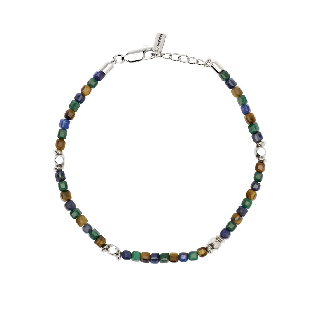 Mabina Bracciale in argento con pietre multicolor 534091