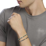 Load image into Gallery viewer, Mabina Bracciale regolabile in argento con pietre multicolor 534092