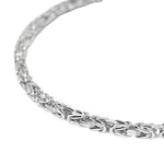 Load image into Gallery viewer, Mabina Bracciale da uomo in argento con catena bizantina 534093